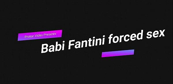 Abused and forced bareback sex with Brazilian petite skinny brunette Babi Fantinni - part 10 Cumming   Bonus